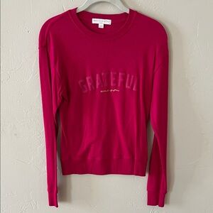 Spiritual Gangster Fuchsia Grateful Crewneck Size S